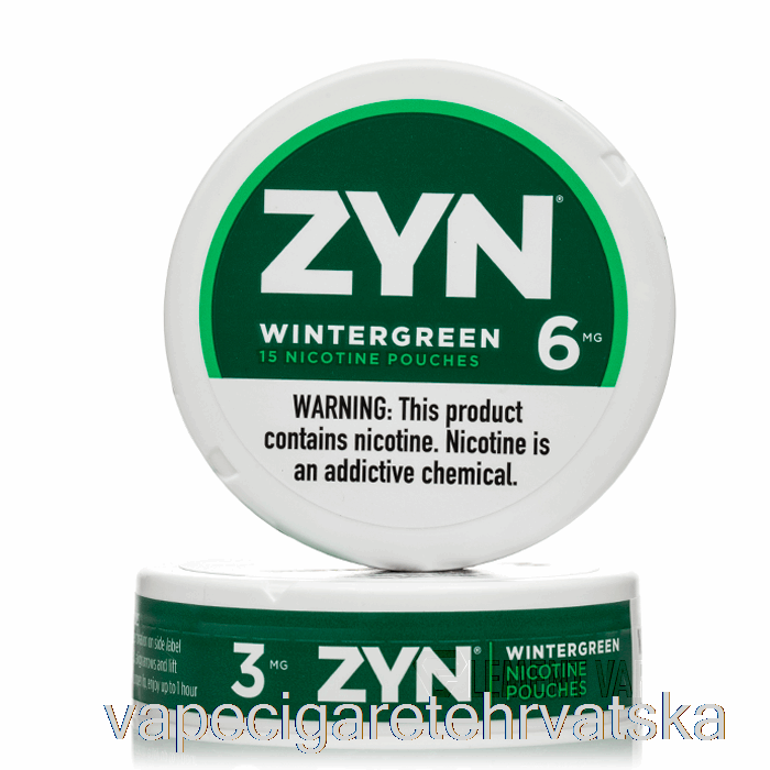 Vape Hrvatska Zyn Nicotine Pouches - Wintergreen 3mg (5-pack)